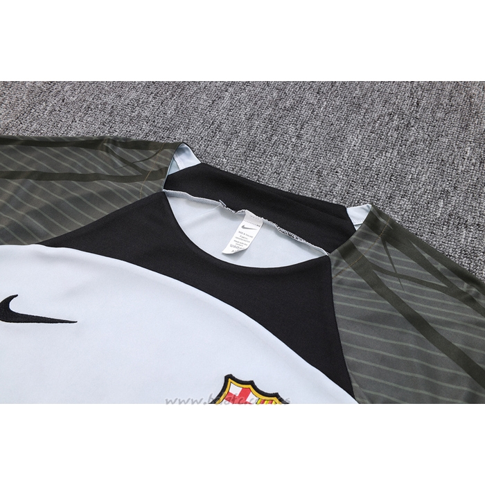 Chandal del Barcelona Manga Corta 2023-2024 Gris - Pantalon Corto